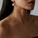 Eliana Gold-Purple Earrings