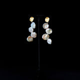 Elysia Petal Pearl Earrings