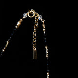 Elara Black Sunstone Necklace