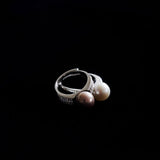 Elara Charm Pearl Ring